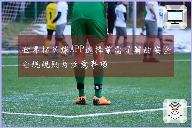 世界杯买球APP选择前需了解的安全合规规则与注意事项